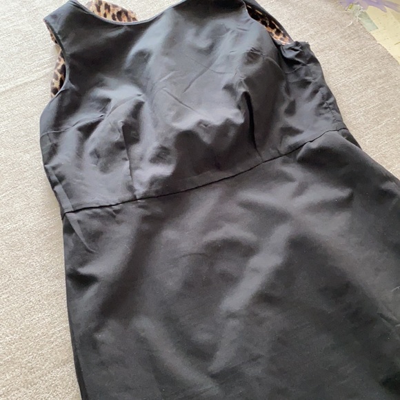 Loft animal print sleeveless dress. Size 4P - Picture 8 of 10